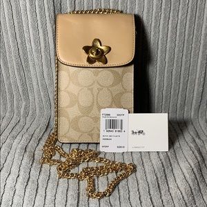 coach crossbody cell phone purse